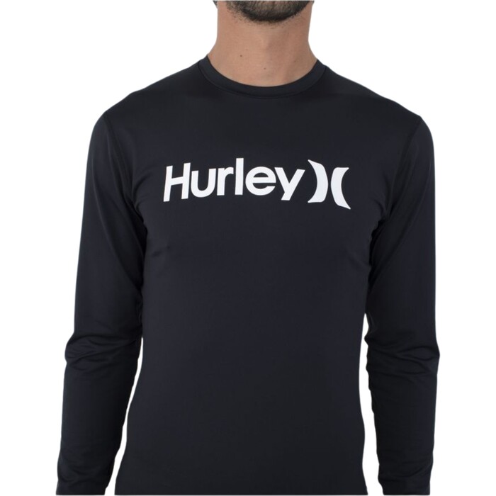 Hurley Mnner 2024 Quickdry Langarm-Lycra-Weste MAT0001020 - Black